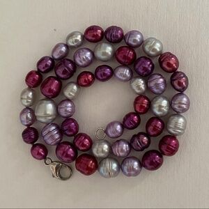 Honora Purple Pearl necklace